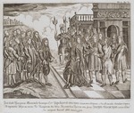 Unbekannter Künstler - Empfang der Botschaft von Boris Scheremetew auf Malta 1698