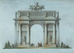 Quarenghi, Giacomo Antonio Domenico - Der Narva-Triumphbogen in St. Petersburg