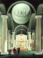 Klose, Friedrich Wilhelm - Innenansicht der Alexander-Newski-Gedächtniskirche bei Potsdam