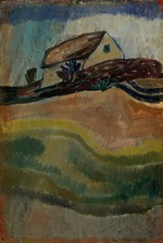 Klee, Paul - Ohne Titel (Landschaft mit Bäumen, Weg und Wiese, Burghausen)