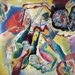 Kandinsky, Wassily Wassiljewitsch - Bild mit rotem Fleck
