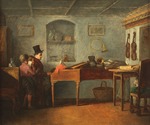Neder, Johann Michael - Der Schulmeister mit den falsch singenden Buben am Klavier