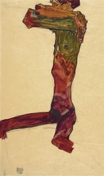 Schiele, Egon - Männlicher Akt