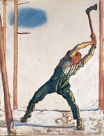 Hodler, Ferdinand - Der Holzfäller
