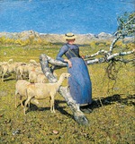Segantini, Giovanni - Mittag in den Alpen