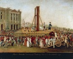 Unbekannter Künstler - Die Hinrichtung von Marie Antoinette am 16. Oktober 1793