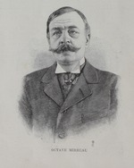 Unbekannter Künstler - Porträt von Octave Mirbeau (1848-1917)