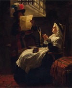 Ward, Edward Matthew, Nach - Marie Antoinette, die Anklageschrift anhörend