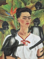 Kahlo, Frida - Selbstbildnis mit Affen