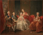 Charpentier, Jean-Baptiste - Familie des Herzogs von Penthièvre oder Eine Tasse Schokolade