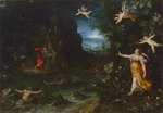 Brueghel, Jan, der Ältere - Der Traum des Raffael (Allegorie des Lebens)