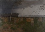 Lewitan, Isaak Iljitsch - Sturm. Regen