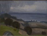 Utkin, Pjotr Sawwitsch - Landschaft auf der Krim. Regen