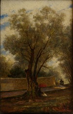Bogoljubow, Alexei Petrowitsch - Olivenbäume in Menton