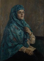 Surikow, Wassili Iwanowitsch - Porträt von Fürstin Polina Iwanowna Schtscherbatowa (1882-1966)