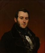 Brüllow (Briullow), Karl Pawlowitsch - Porträt von Iwan Alexandrowitsch Beck (1807-1842)