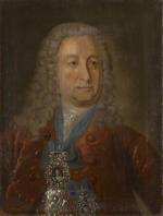 Unbekannter Künstler - Porträt von Graf Johann Hermann Lestocq (1692-1767)