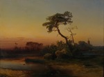 Sawrassow, Alexei Kondratjewitsch - Landschaft mit Kiefer