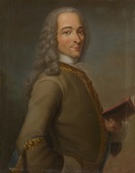 Unbekannter Künstler - Porträt von Francois Marie Arouet de Voltaire (1694-1778)