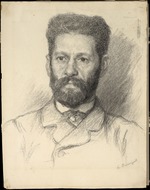 Wasnezow, Viktor Michailowitsch - Porträt von Bildhauer Mark Matwejewitsch Antokolski (1843-1902)