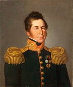 Unbekannter Künstler - Porträt von General Jakow Iwanowitsch Dedjulin (1772-1832)