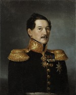 Unbekannter Künstler - Porträt von General Dmitri Fjodorowitsch Swertschkow