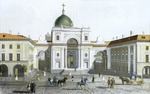 Unbekannter Künstler - Die katholische St. Katharina Kirche in Sankt Petersburg