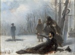 Wolkow, Adrian Markowitsch - Duell zwischen Alexander Puschkin und Georges-Charles d'Anthès