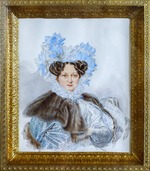Brüllow (Briullow), Alexander Pawlowitsch - Porträt von Jekaterina Iwanowna Sagrjaschskaja (1779-1842)