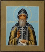 Russische Ikone - Heiliger Joseph von Wolokolamsk