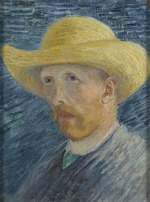 Gogh, Vincent, van - Selbstbildnis mit Strohhut