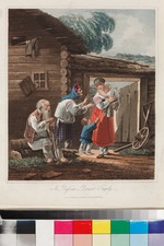 Unbekannter Künstler - Russische Bauernfamilie