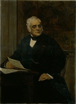 Lahaye, Alexis-Marie - Porträt von Komponist Daniel-François-Esprit Auber (1782-1871)