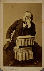 Unbekannter Fotograf - Porträt von Komponist Louis Clapisson (1808-1866)