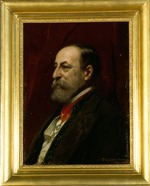 Benjamin-Constant, Jean-Joseph - Porträt von Komponist Camille Saint-Saëns (1835-1921)