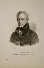 Lithographie de Mantoux - Porträt von Bernard Sarrette (1765-1858)