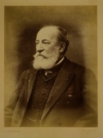 Unbekannter Fotograf - Porträt von Komponist Camille Saint-Saëns (1835-1921)