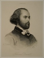 Metzmacher, Pierre Guillaume - Porträt von Komponist Félicien-César David (1810-1876)
