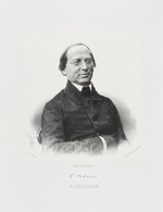 Borel, Pjotr Fjodorowitsch - Porträt von Historiker Sergei Michailowitsch Solowjow (1820-1879)