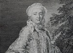 Schleuen, Johann David, der Ältere - Porträt von Gräfin Maria Aurora von Lestocq (1720-1808)