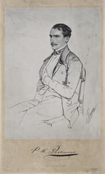 Wagner, Ludwig - Porträt von Felix Nikolajewitsch Graf Sumarokow-Elston (1820-1877)