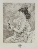 Bastien-Lepage, Jules - Porträt von Sarah Bernhardt (1844-1923)