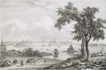 Tschesski (Tschesskoi), Kosma Wassiliewitsch - Blick auf Pantheon-Denkmal für den russischen Zaren Iwan IV.