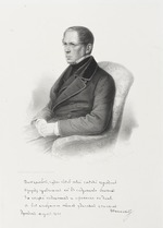 Unbekannter Künstler - Porträt von Dichter Fürst Pjotr Andrejewitsch Wjasemski (1792-1878)