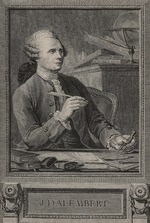 Unbekannter Künstler - Porträt von Jean le Rond D'Alembert (1717-1783)
