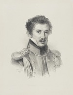 Unbekannter Künstler - Porträt von Dezembrist Michail Lunin (1787-1845)