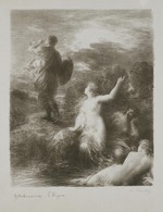 Fantin-Latour, Henri - Die Götterdämmerung. Siegfried und die Rheintöchter