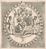 Unbekannter Künstler - Das Wappen von Alexander Danilowitsch Fürst Menschikow