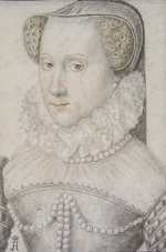 Unbekannter Künstler - Porträt von Anna d'Este (1531-1607), Herzogin von Nemours