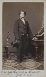 Bergamasco, Charles (Karl) - Porträt von Balletttänzer Nikolai Ossipowitsch Goltz (1800-1880)